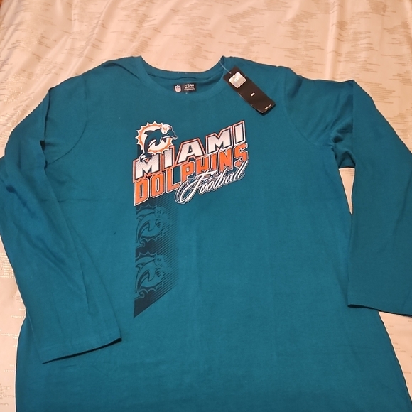 Miami Dolphins Long Sleeve Shirt - Picture 1 of 5